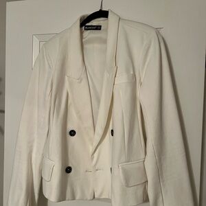 Blank NYC Women's Ivory/white Blazer